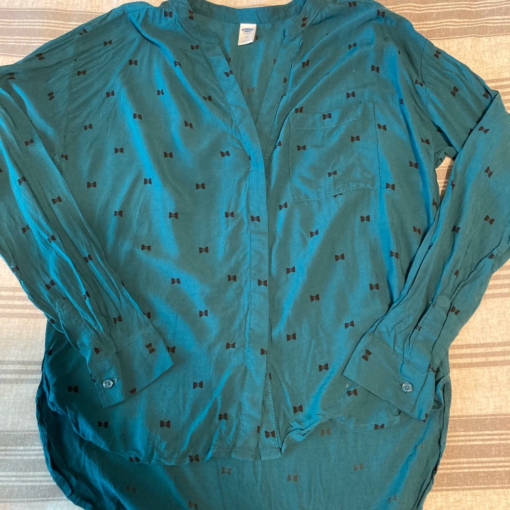 Old Navy XS Turquoise Blouse
